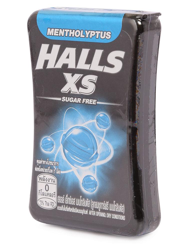 Kẹo ngậm không đường Halls XS vị bạc hà hộp 15g