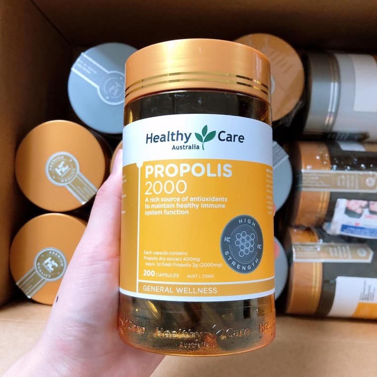 Keo Ong Healthy Care Propolis 2000mg _ lọ 200v