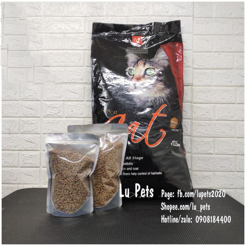 Hạt Khô Cat Eye Cho Mèo | Thức Ăn Hạt CatEye túi zip 1kg