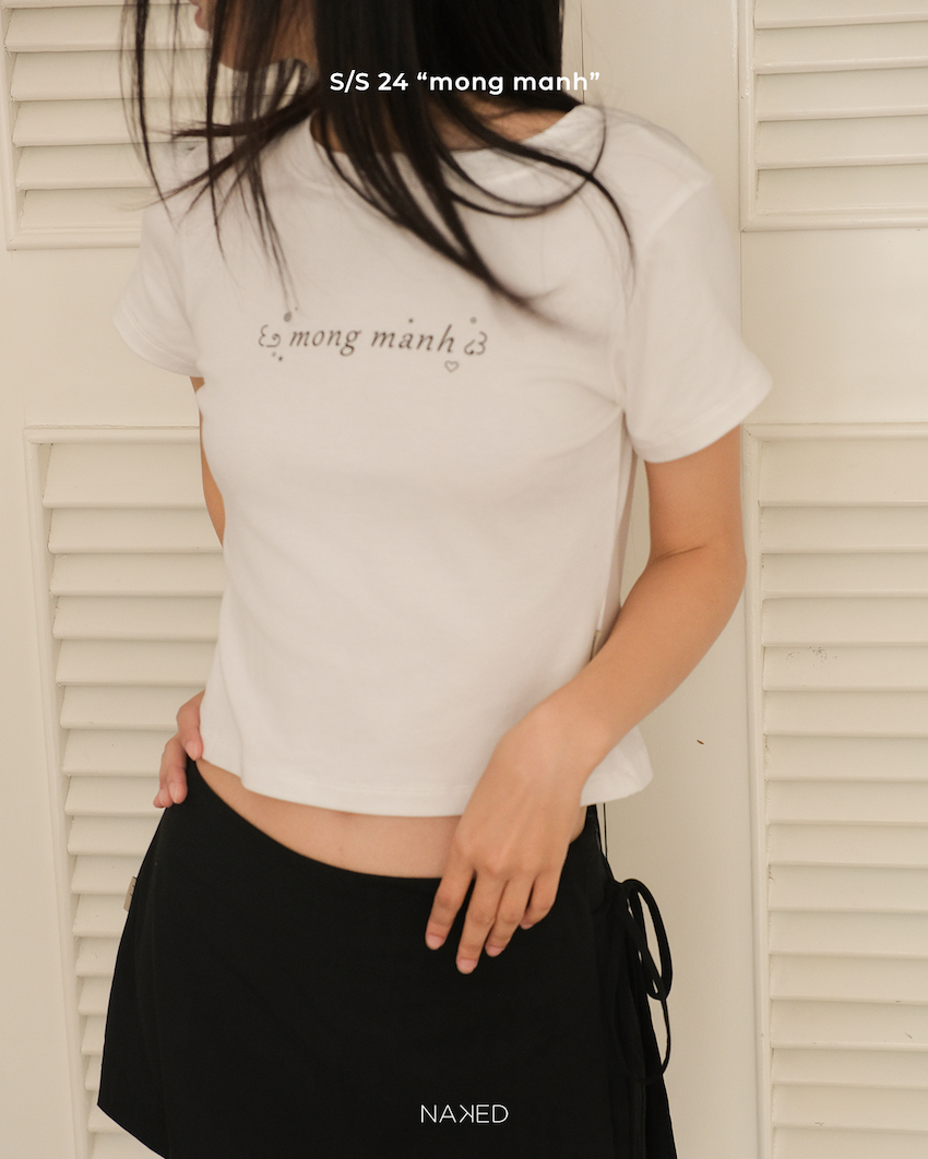 Áo phông cotton thô FromYouth - Baby Tee (Graphic)