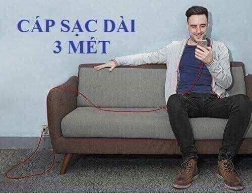 DÂY SẠC 3M IPHONE - SAMSUNGvà củ xạc