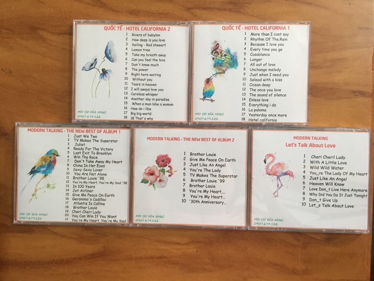 [MDCD] BỘ 4 ĐĨA CD TỰ CHỌN