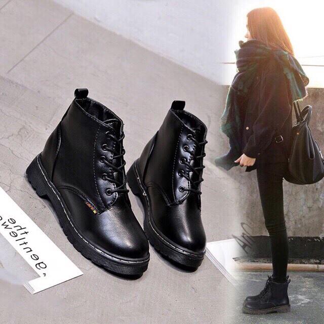 Boot cổ cao A86 da thật (Xả hàng, hàng có lỗi nhẹ)