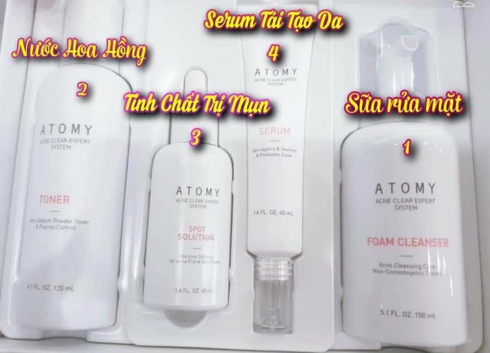 Serum chăm sóc da mụn Atomy Acne Clear Spot Solution