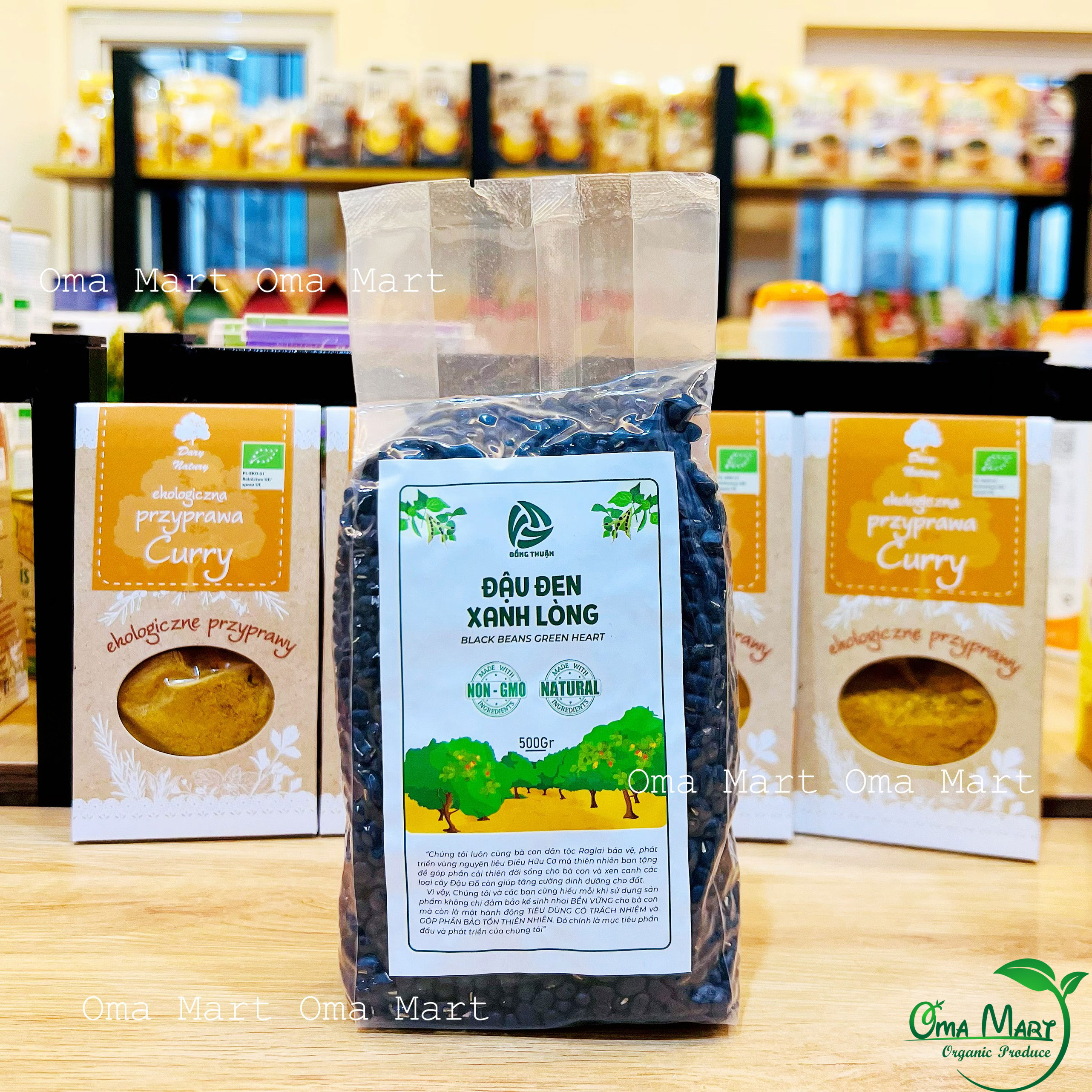 Đậu đen xanh lòng Đồng Thuận (200g & 500g)