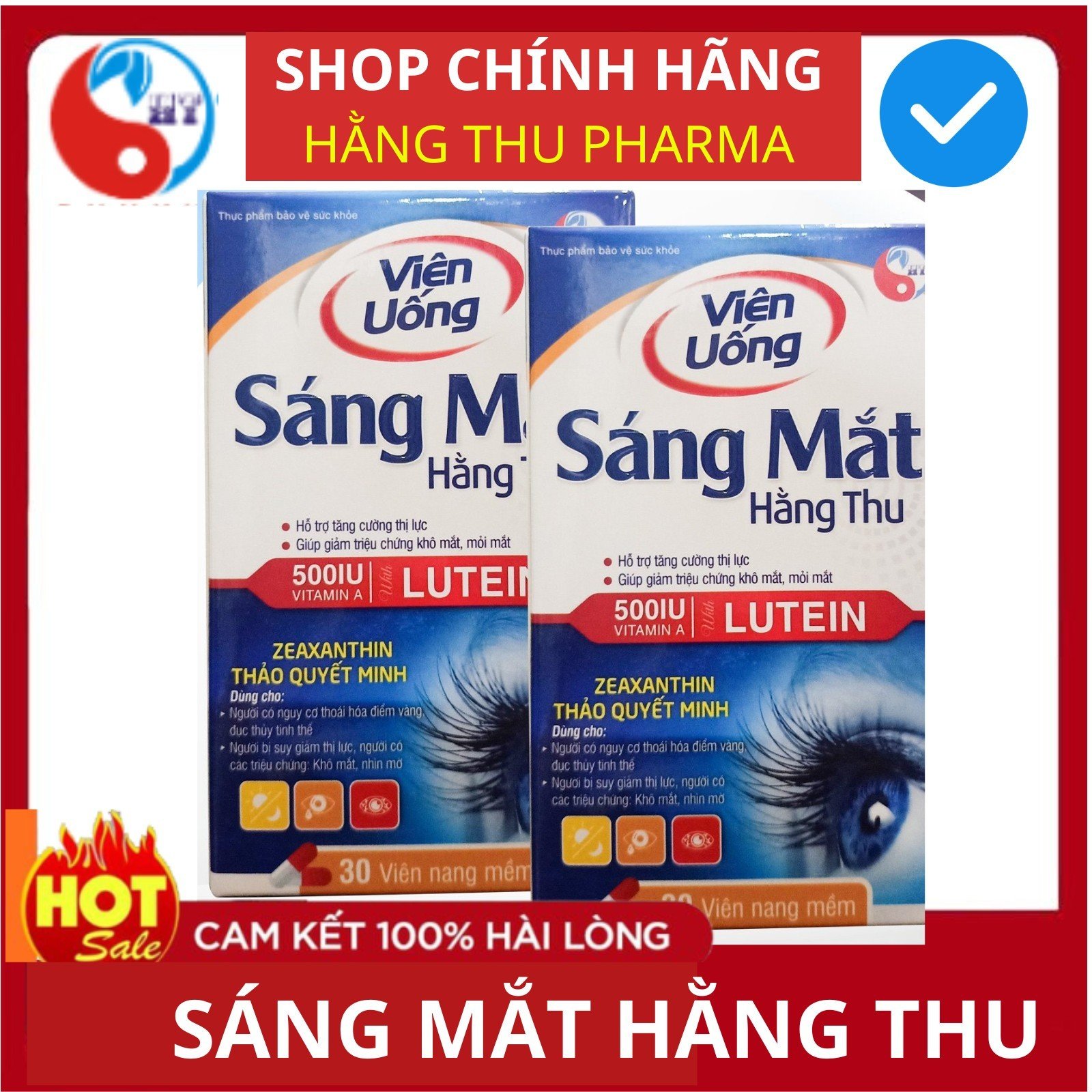 Sản phẩm Viên Uống Sáng Mắt  Hằng Thu Pharma