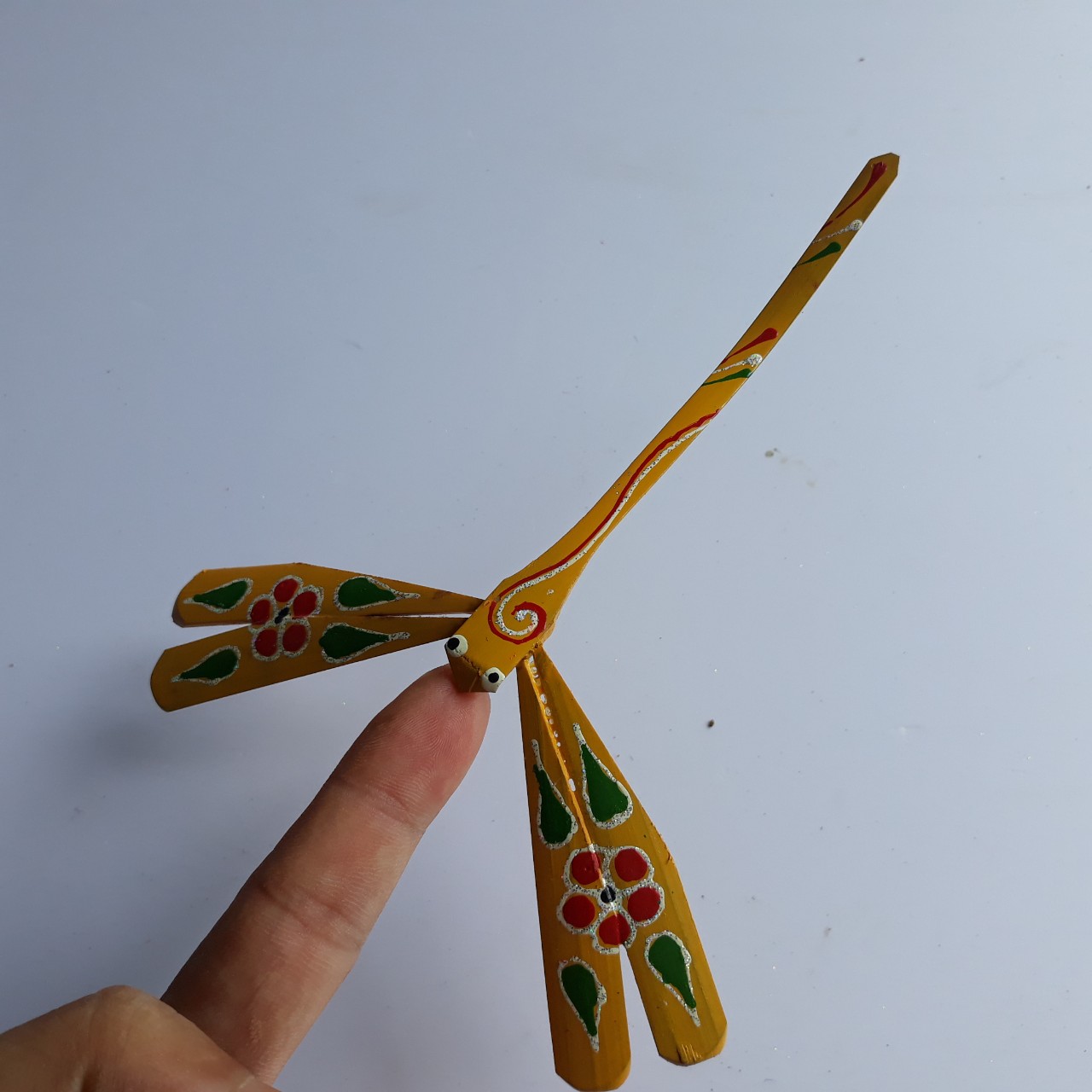 CT12 10 chuồn chuồn tre màu 12cm xả kho