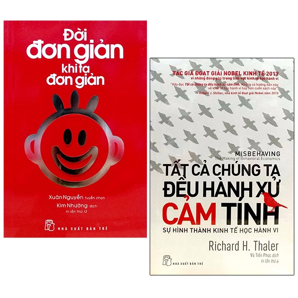 Fahasa - bộ sách tất cả chúng ta đều hành xử cảm tính + đời đơn giản khi ta đơn giản