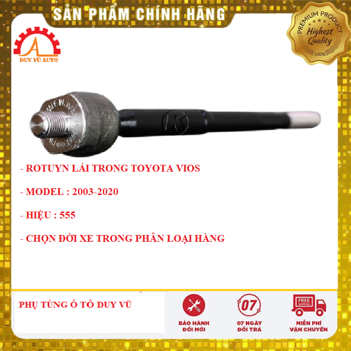 Rô tuyn lái trong toyota vios