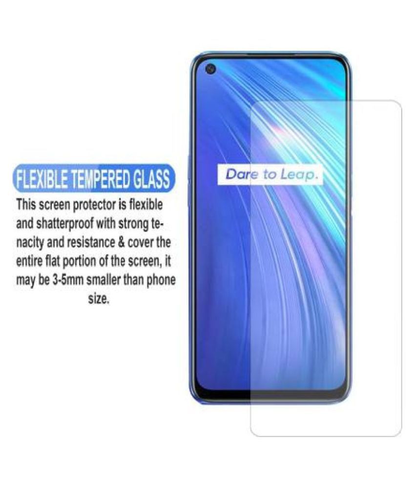 Kính cường lực trong suốt Realme 6 (Kèm miếng lau)