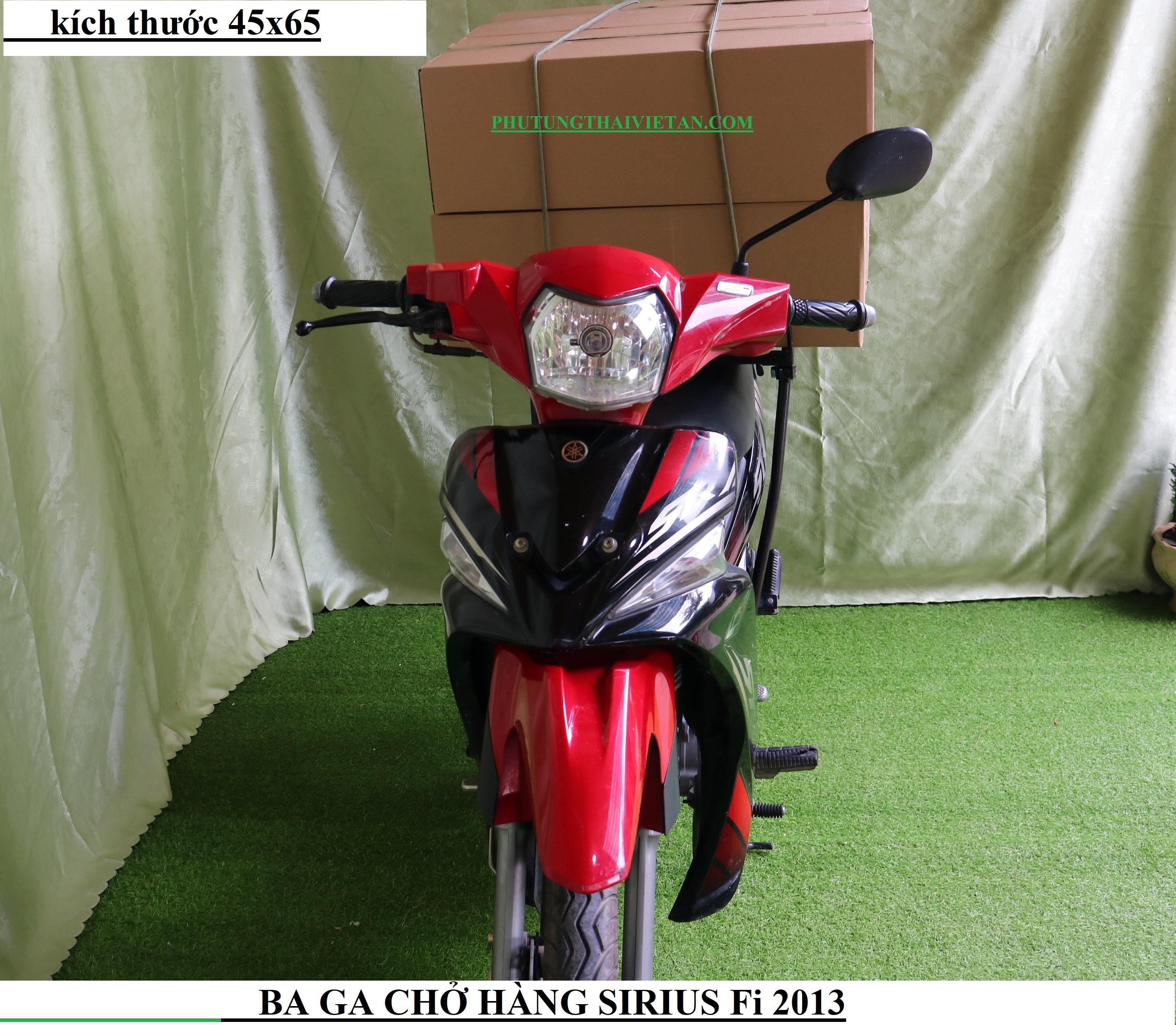 BA GA SIRIUS Fi 2013 ( đời xe có cảng inox trắng )