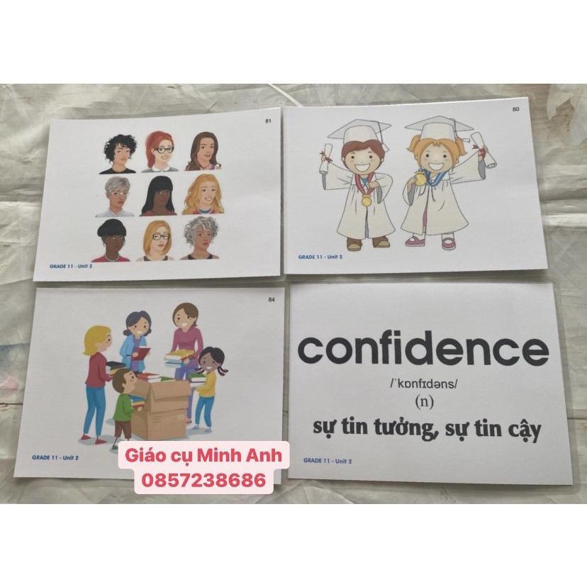 Flashcard SUPER MIND STARTER - 64 thẻ ép plastic
