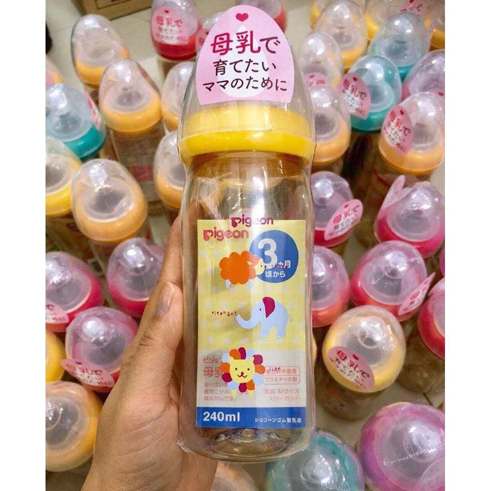 Bình sữa Pigeon nội địa Nhật (bình thần thánh) 160ml/240ml