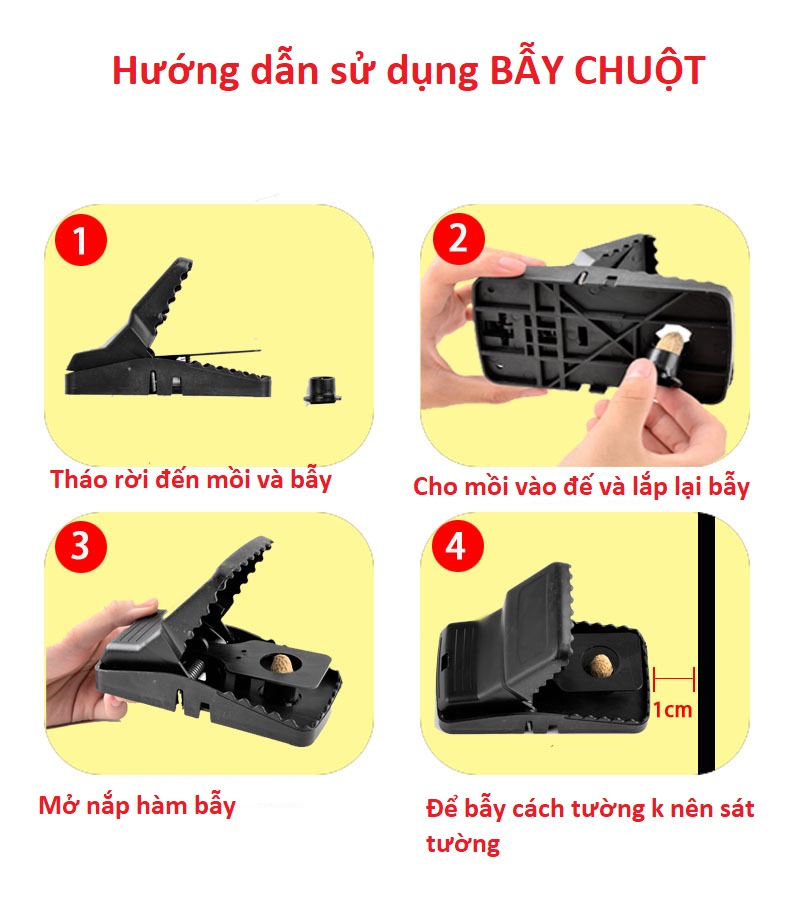 BẪY CHUỘT ĐEN THÔNG MINH [Miễn phí Giao hàng]