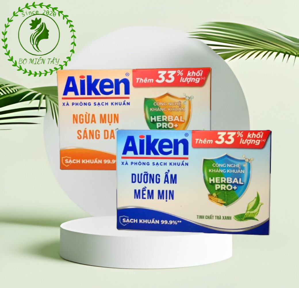 XÀ BÔNG CỤC KHÁNG KHUẨN AIKEN 120G