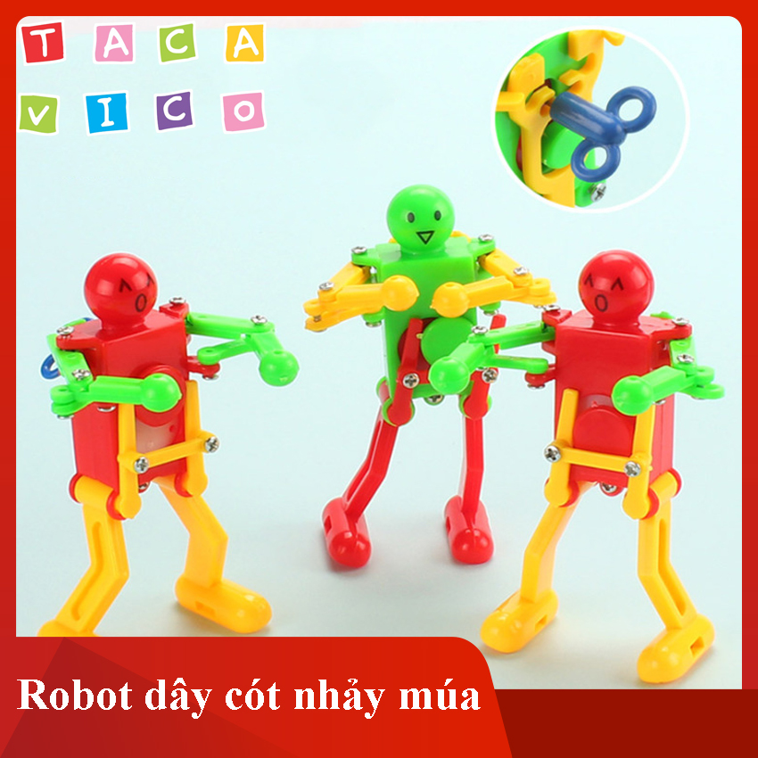 Robot nhảy múa lên dây cót đáng yêu cho bé-TACAVICO,robot chạy bằng dây cót