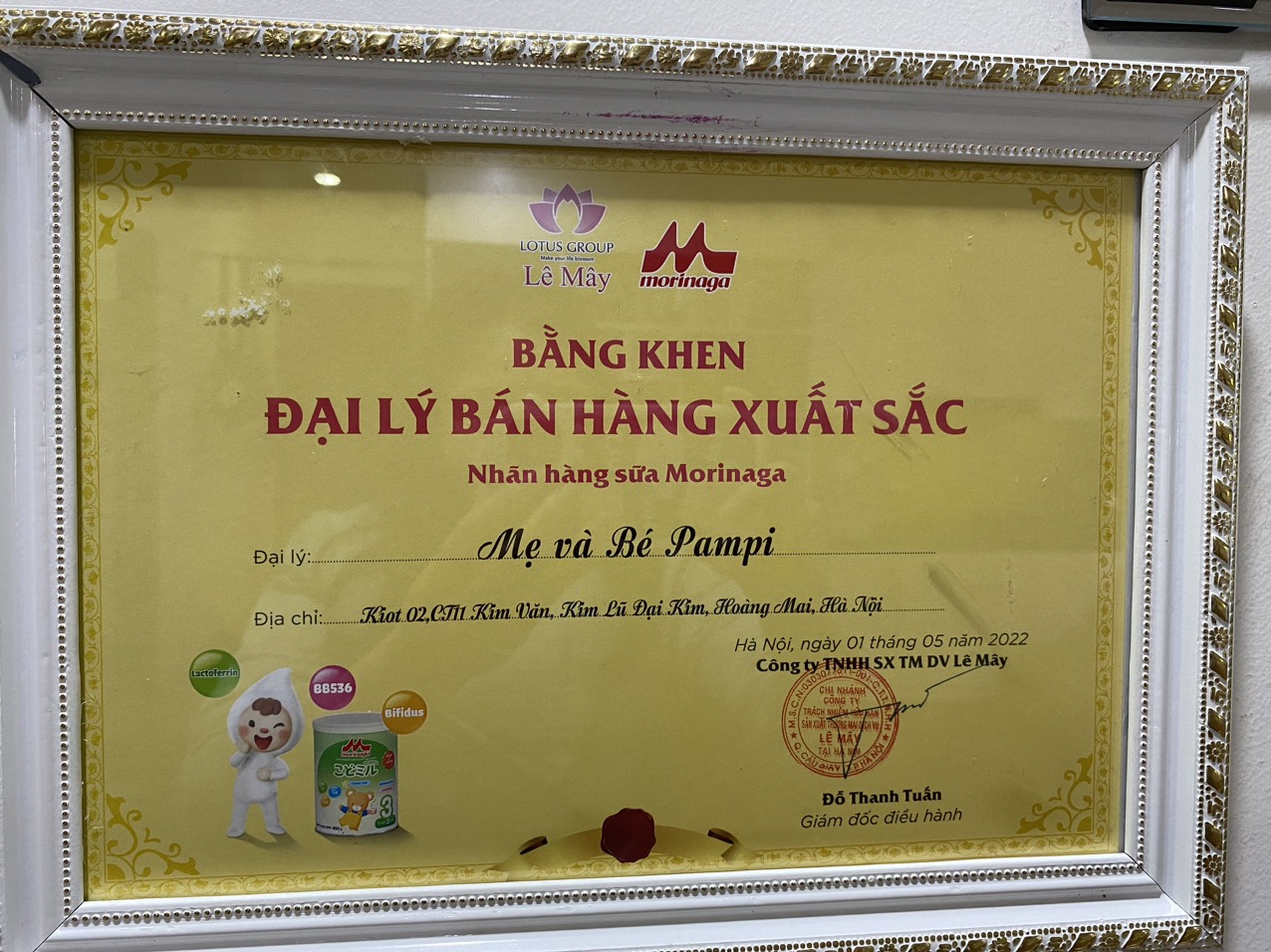 [Thanh lý sốc] Sữa Morinaga số 1(320g)