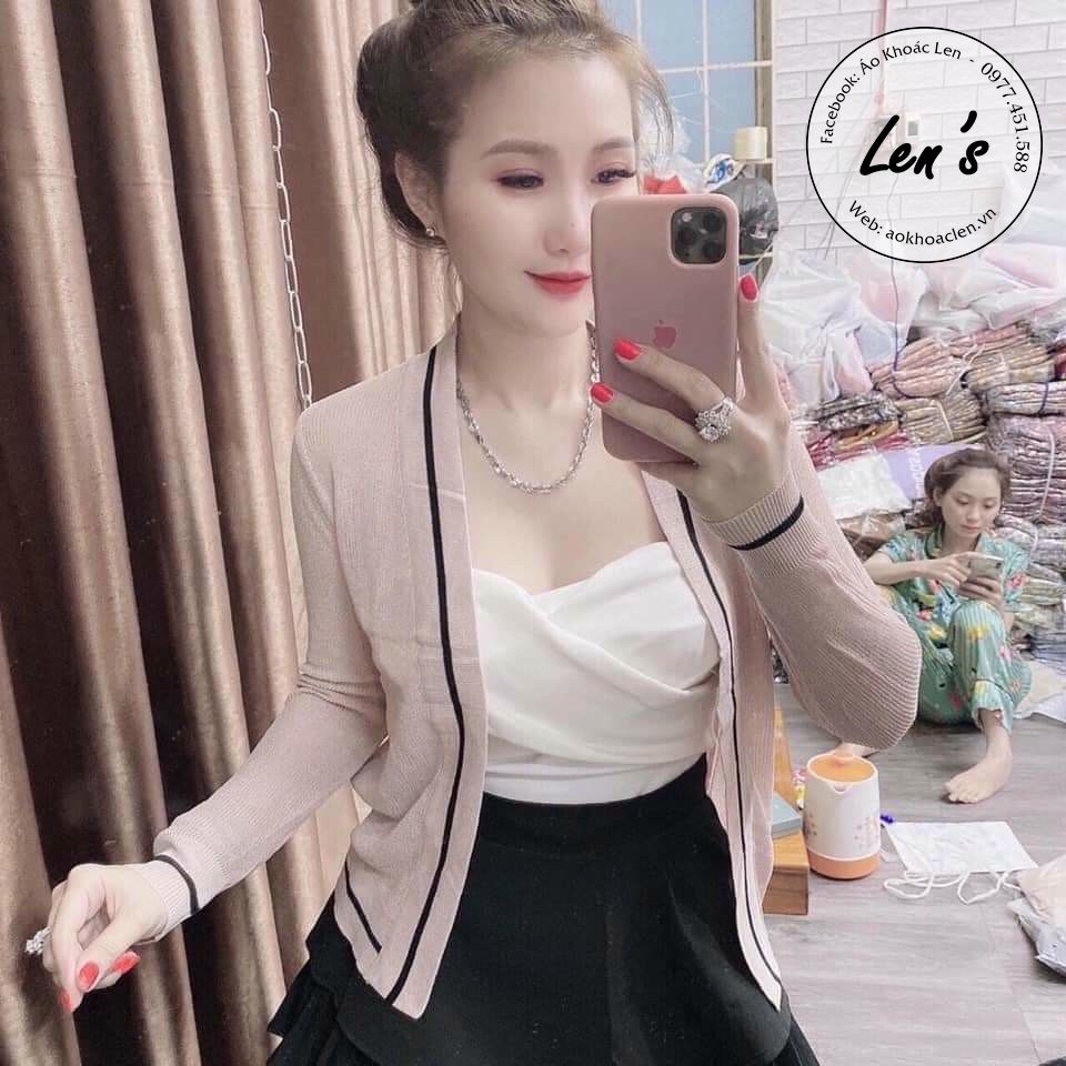ÁO KHOÁC CARDIGAN MỎNG VIỀN