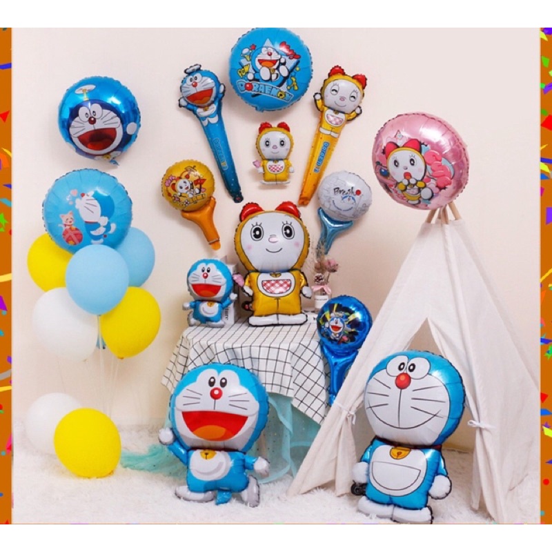 [HCM]Bong Bóng Doremon Doraemon Doremi size đại trang trí tiệc Sinh Nhật