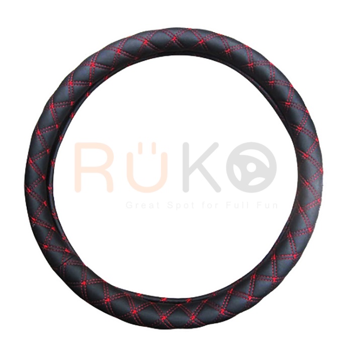 🚗 Bọc vô lăng, bánh lái, cần lái kẻ sọc chéo size lớn dành cho xe tải, xe khách đường kính 42cm, 45cm, 47cm, 50cm