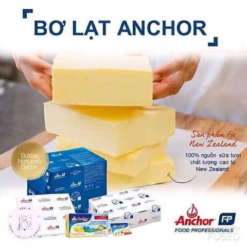 Bơ lạt Anchor unsalted butter CHỈ BÁN ĐƠN HÀNG HỎA TỐC