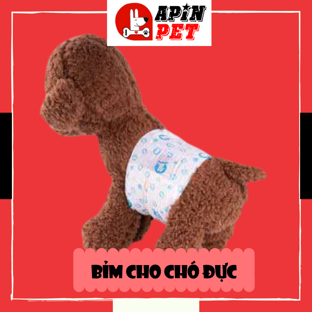 Bỉm cho chó đực cái,thấm hút nhanh,thoáng mát,Size XS,S,M,L,XL