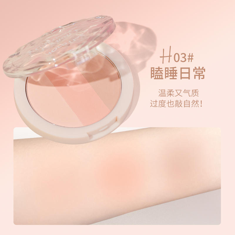 Phấn Má Hồng 3 Màu HOLD LIVE Light Shadow Gradient HL647 - HOLDLIVE