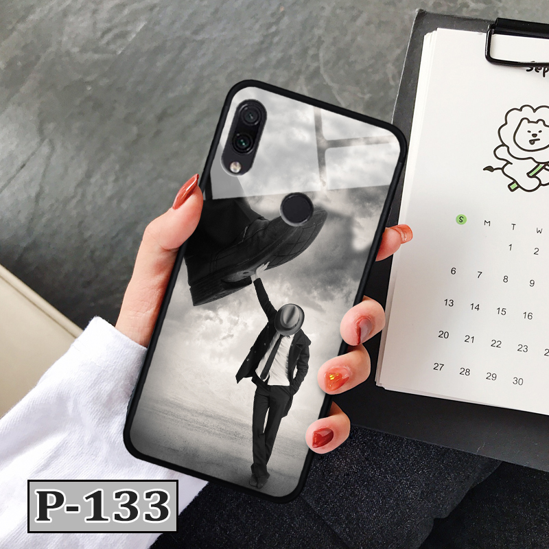 Ốp điện thoại XIAOMI REDMI NOTE 7 - lưng kính in hình 3D