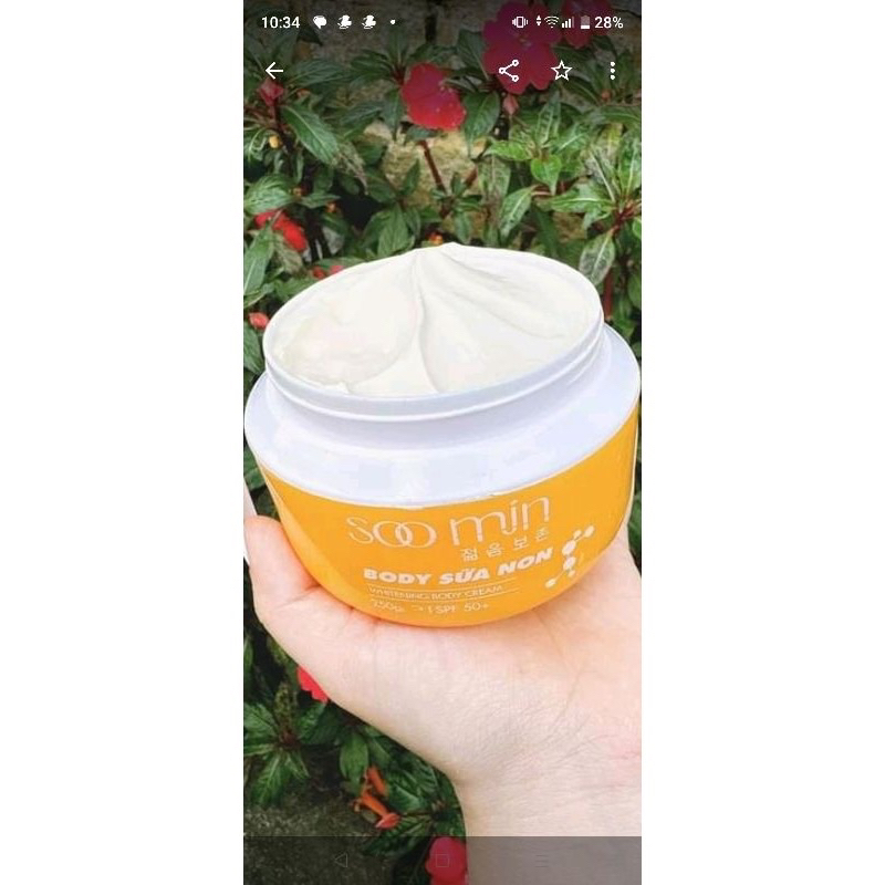Body sữa non soo min . mua 1 được 4