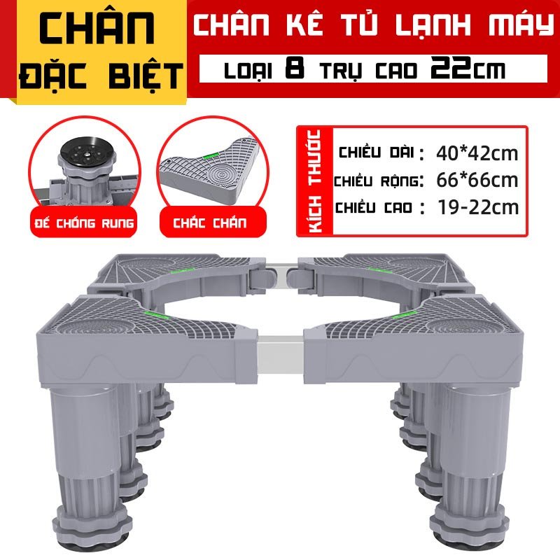 CHÂN KÊ MÁY GIẶT TỦ LẠNH  độ cao 22cm  NHẬP KHẨU