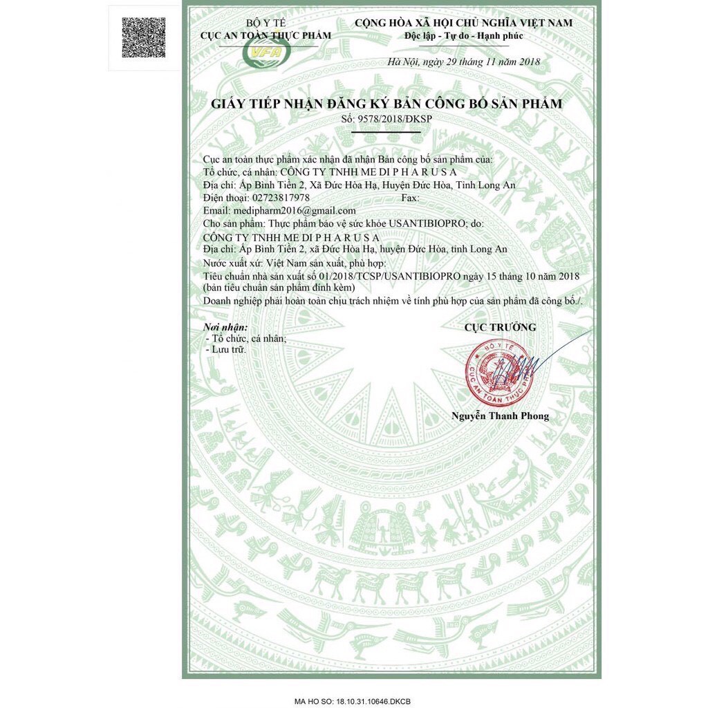 USANTIBIOPRO HỘP 4 VỈ