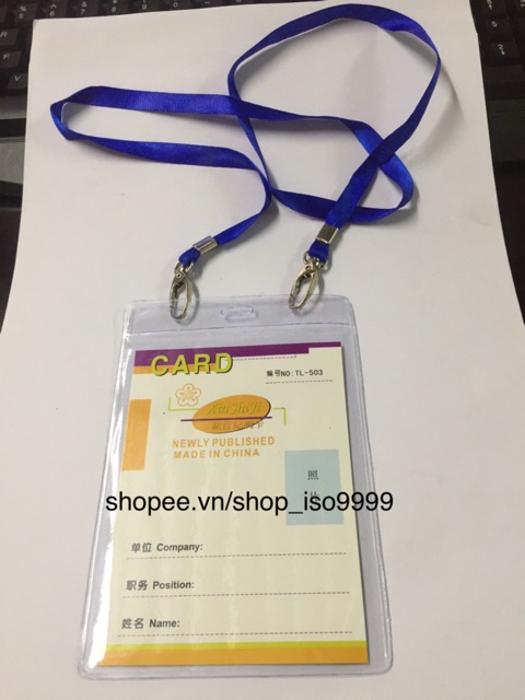 bộ thẻ đeo nhân viên công chức (503-504)