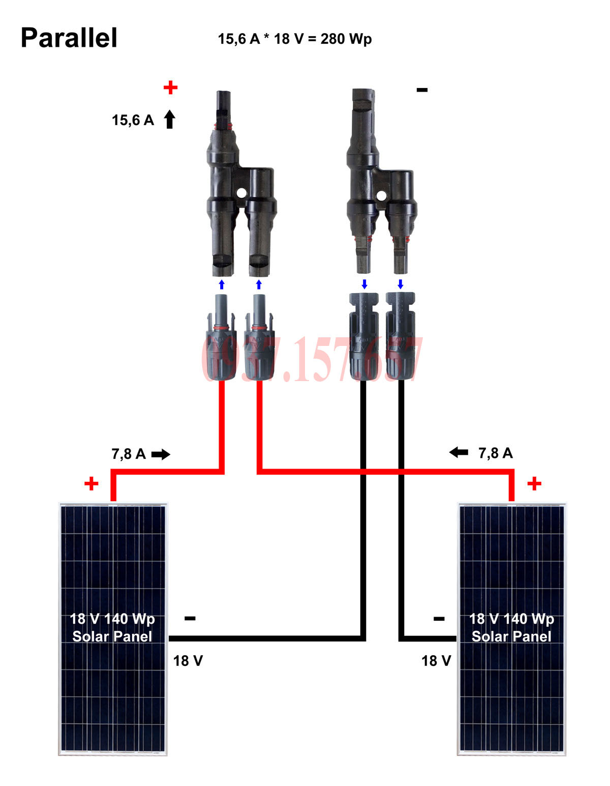 [HCM]Đầu nối MC4 T2 ( vào 2 đầu ra 1 đầu)