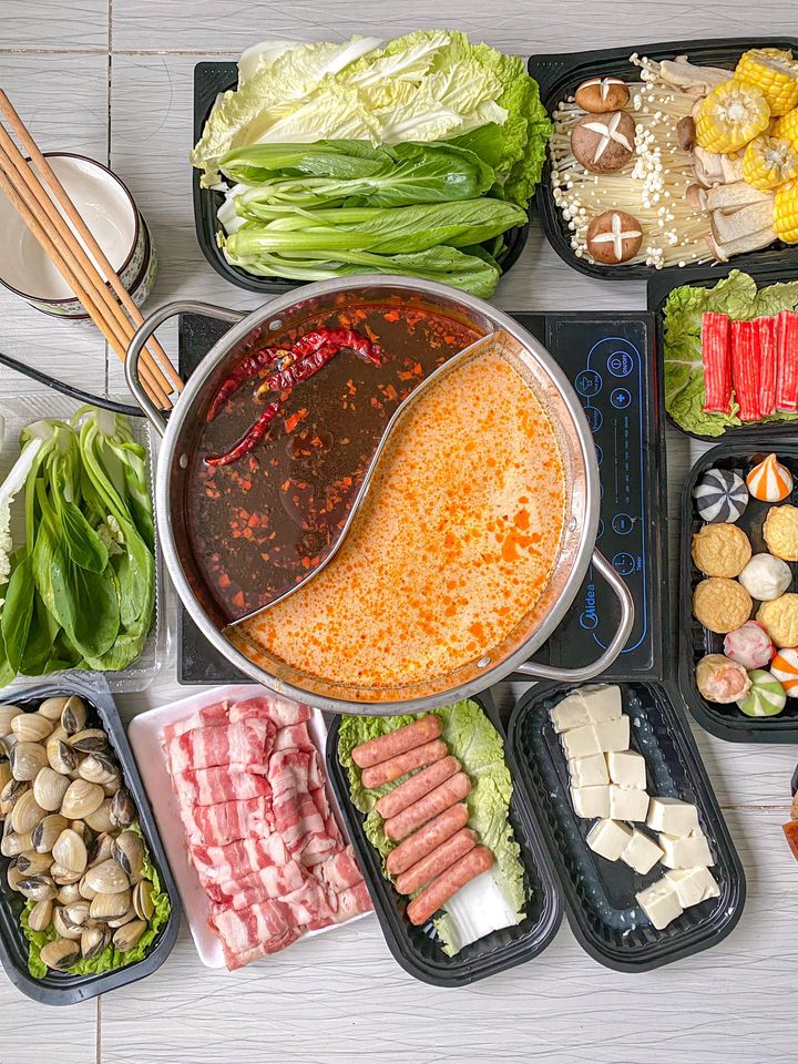 Nồi lẩu 2 ngăn