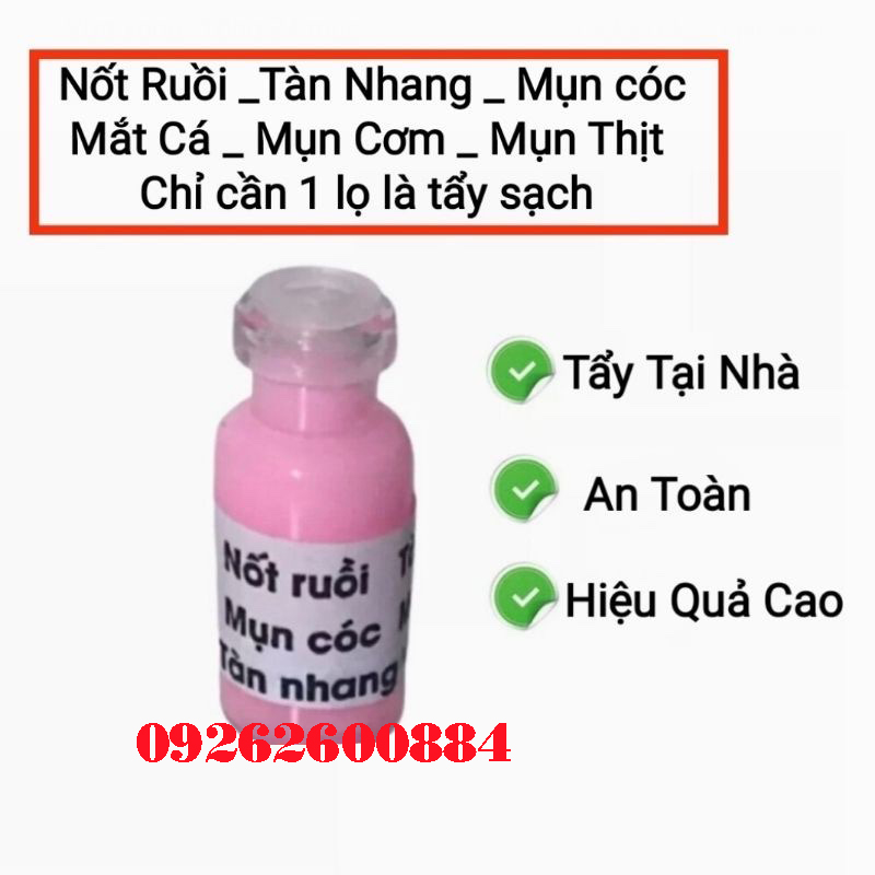 Kem Tẩy Nốt Ruồi Tàn Nhang, Mắc Cá,Mụn Thịt, Mụn Cóc