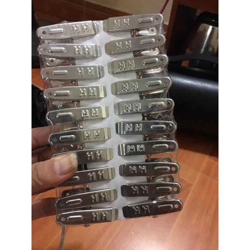 SET 20 KẸP QUẦN ÁO INOX