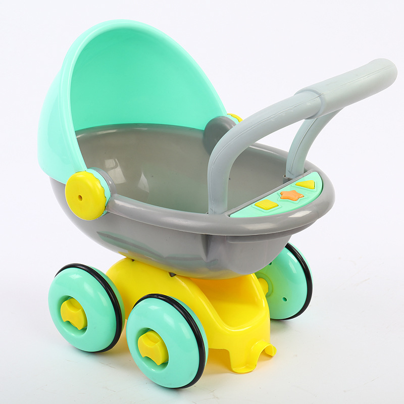Xe đẩy tập đi cho bé có giỏ đựng đồ và nhạc