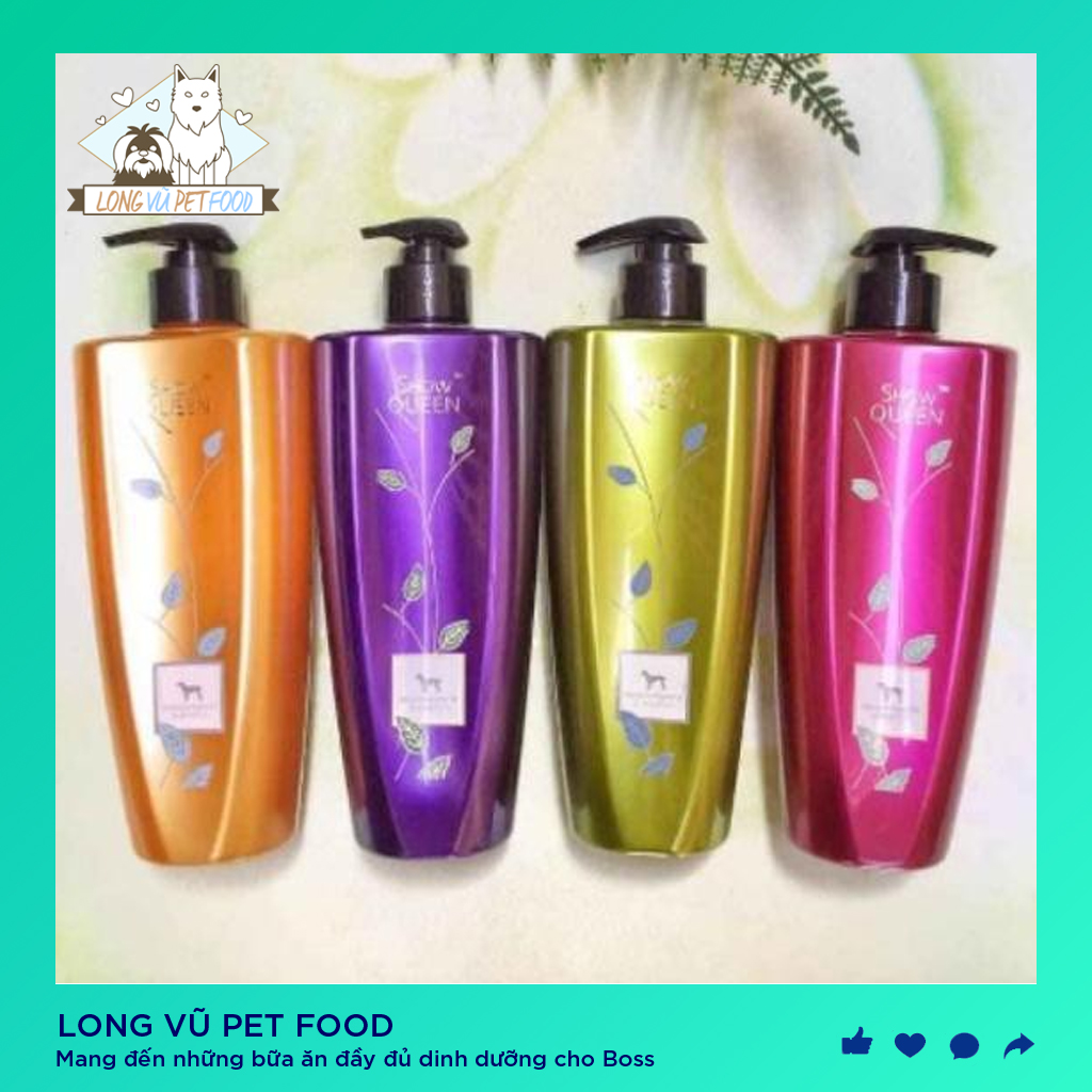 Sữa tắm cho chó mèo Show Queen 500ml - Long Vũ Pet Food
