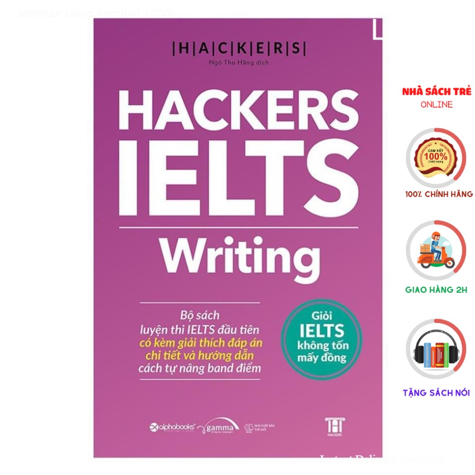 Sách Alphabooks - Hackers Ielts-Writing