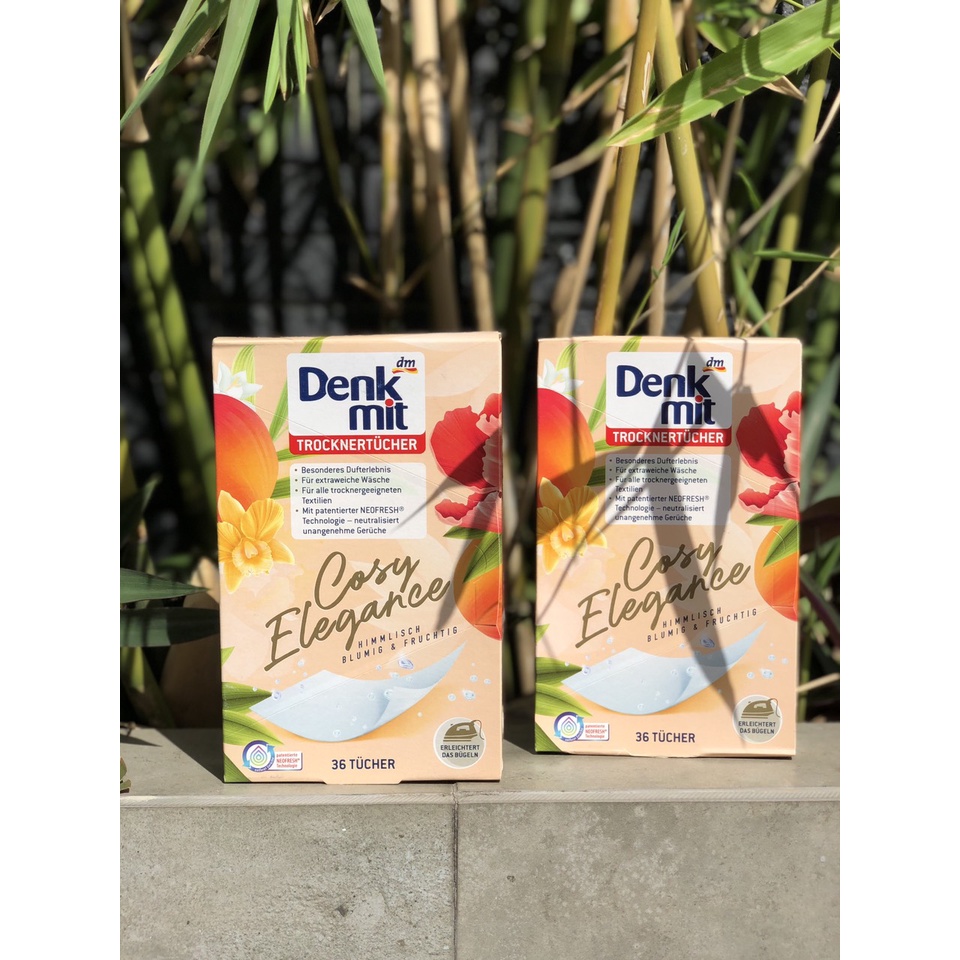 Giấy thơm quần áo Denkmit Cosy Elegance 36 tờ