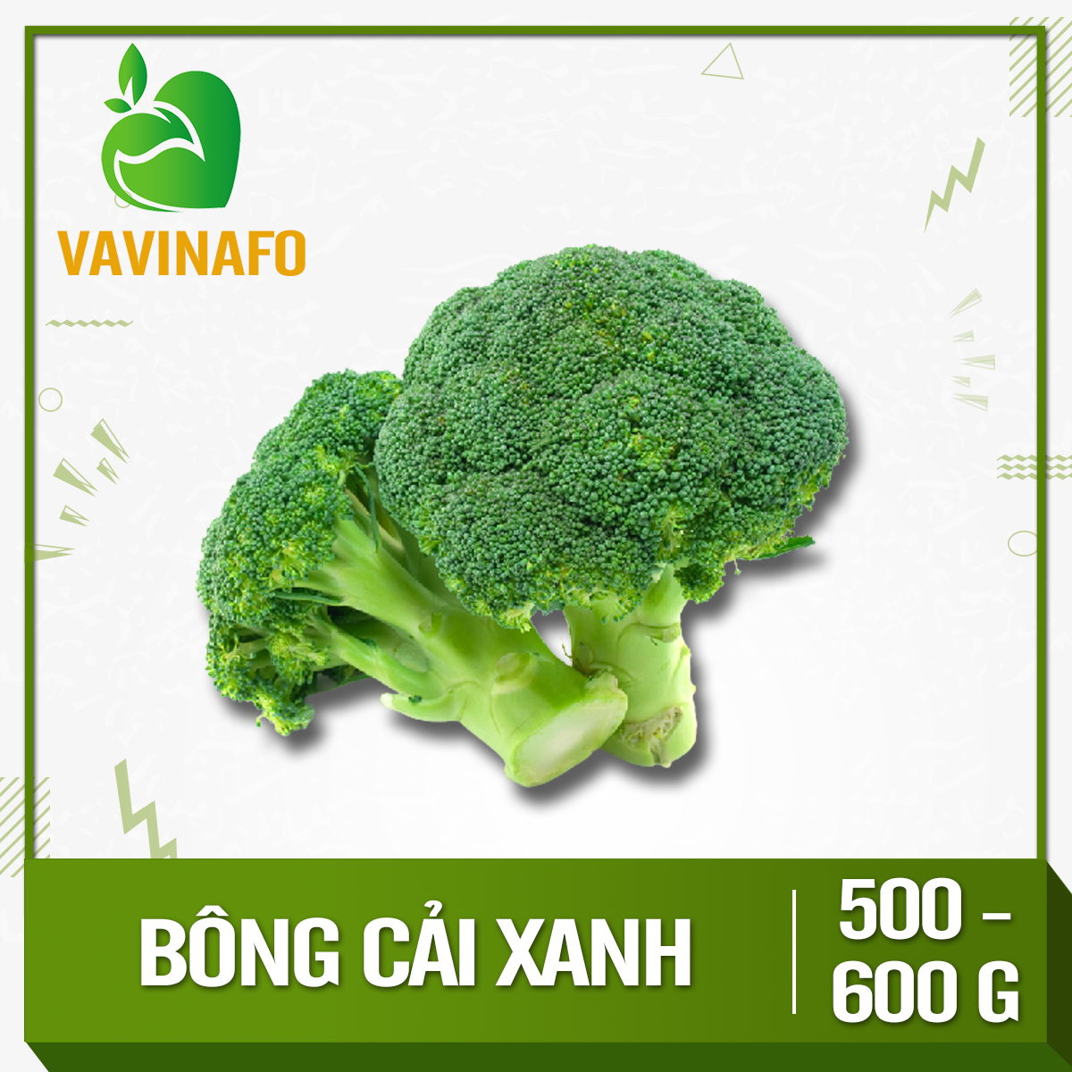 HCM - Bông cải xanh (500 - 600g) - [Giao nhanh TPHCM]