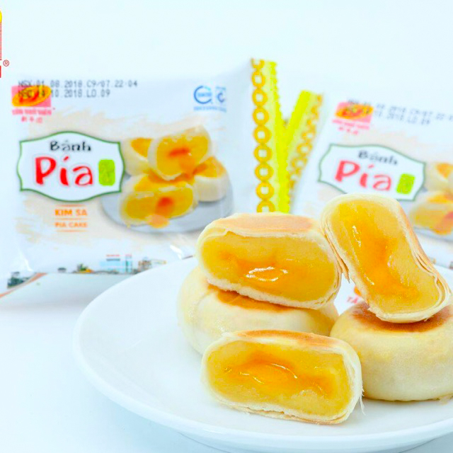 BÁNH PÍA KIM SA ĐẬU XANH (480g_12 cái)