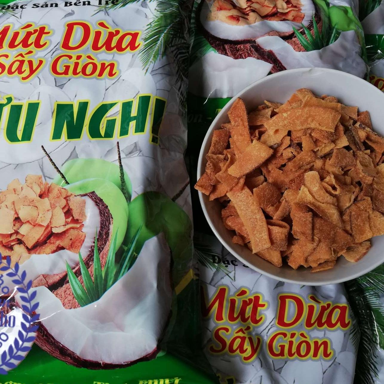 Combo 3 gói mứt dừa sấy giòn Hữu Nghị