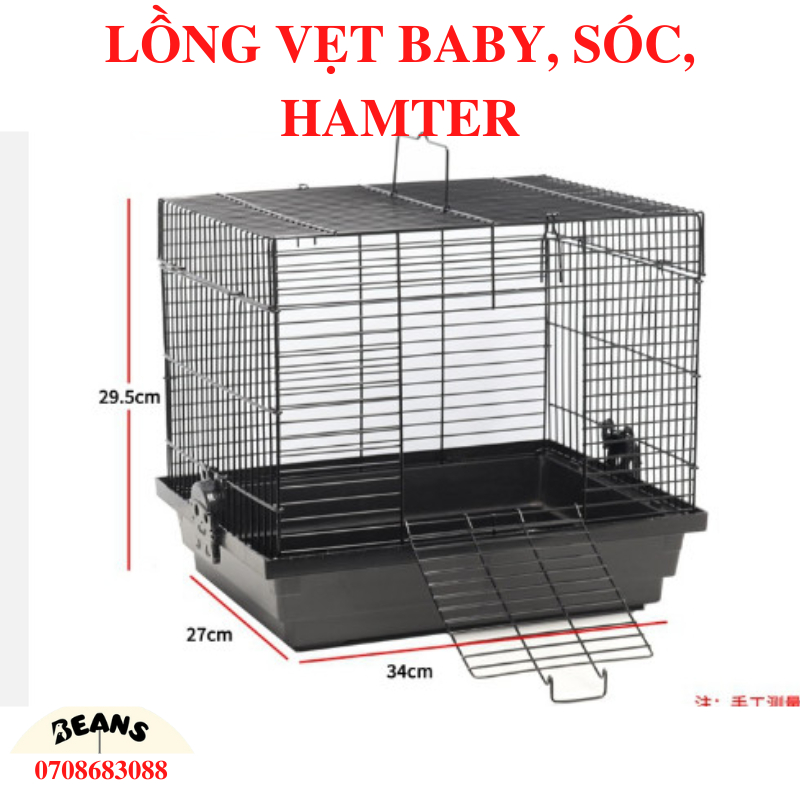 Lồng dành cho sóc bay, sóc đất, hamter, vẹt baby