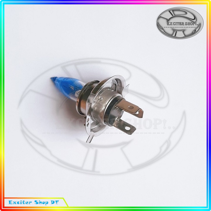 [Exciter Shop] Bóng đèn sợi đốt Halogen Siêu sáng Ánh Tim, Chân H4/HS1