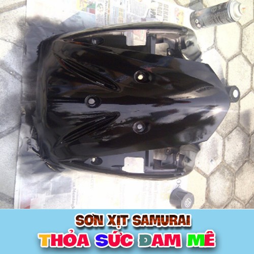 Combo sơn màu đen bóng 109 Samurai KHO SƠN SÀI GÒN