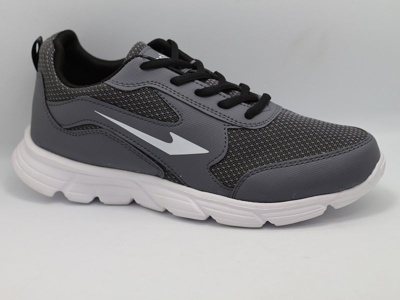 Giày sneaker nam xám móc trắng (SP103)