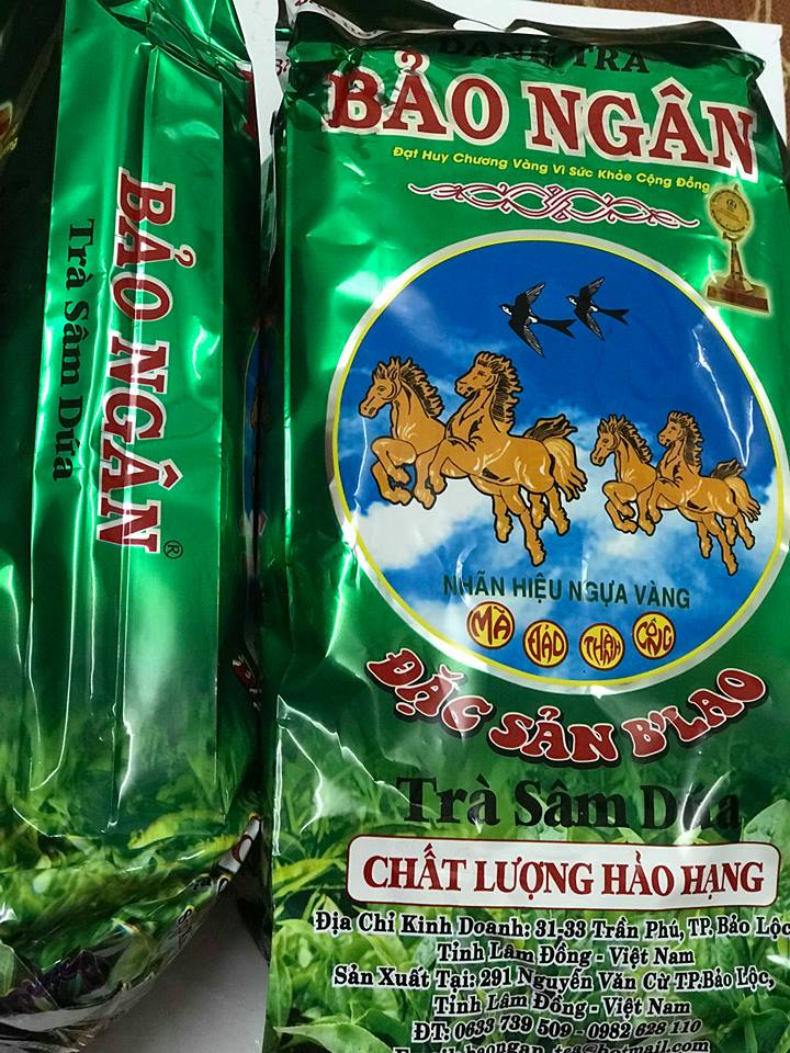(COMBO 2 GÓI)TRÀ SÂM DỨA BẢO NGÂN ( GÓI 350G )