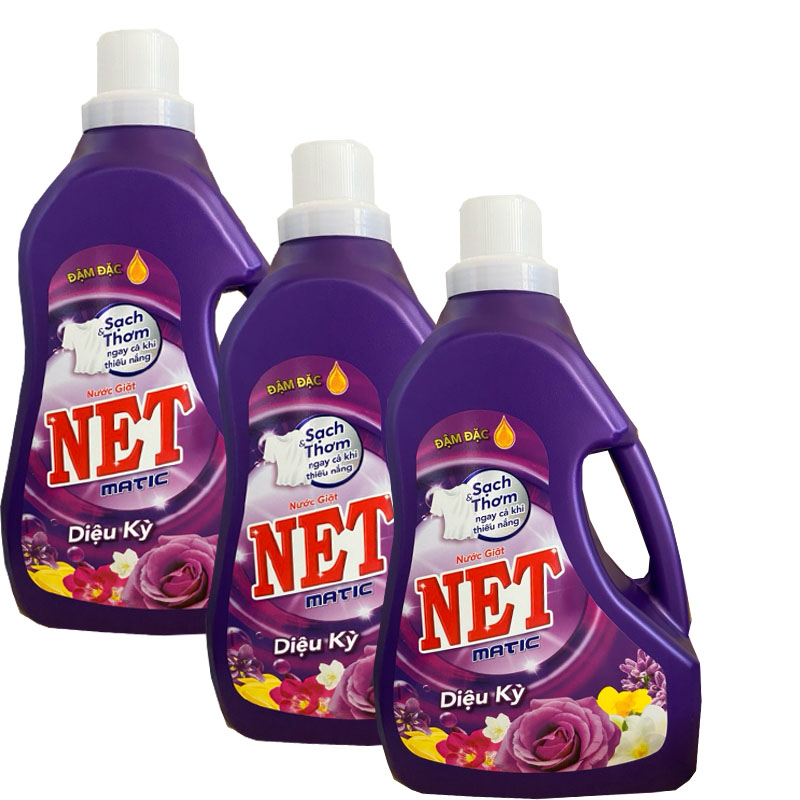 [HCM] Nước Giặt Net Matic  3.3L 4 màu