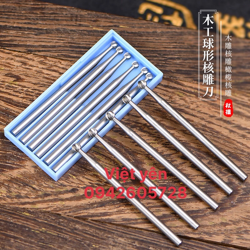 Mũi mài tròn khế HP Tungsten Komet ( Đức) hộp 6 mũi
